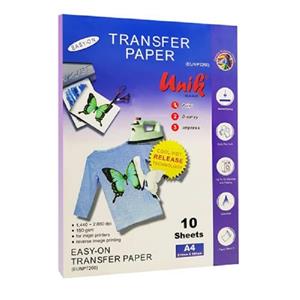 کاغذ چاپ تیشرت روشن 150 گرم یونیک سایز A4