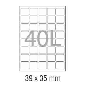 کاغذ پشت چسب دار A4 برش خورده نواجت مدل 40L