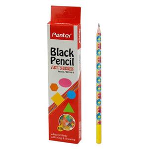 مداد مشکی پنتر Panter Square/BP114-5 بسته ۱۲ عددی