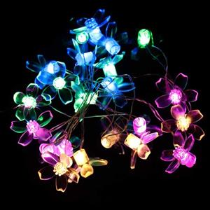 ریسه مفتولی طرح شکوفه USB رنگی ۲ متری