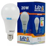 لامپ حبابی LED دلتا Delta Classic E27 20W