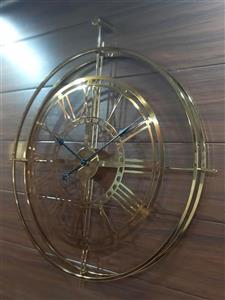 ساعت دیواری فلزی با قطر 60 سانتی متر