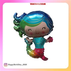 بادکنک فویلی پری دریایی