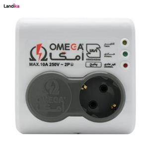 محافظ برق امگا OMEGA دیواری مدل تک خانه P1100