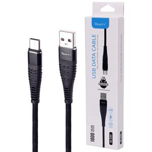 کابل تایپ سی فست شارژ Verity CB-3135T 1m