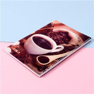 دفتر سیمی ۸۰ برگ طرح کلاسیک آذین مهر کد ۱۸