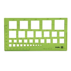 شابلون مربع FABL FB416