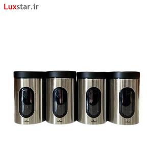 ظرف حبوبات یونیک 1.8 لیتر 4 تایی مدل UN-5980