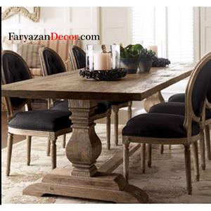 میز غذا خوری فریازان دکور مدل وینتیج