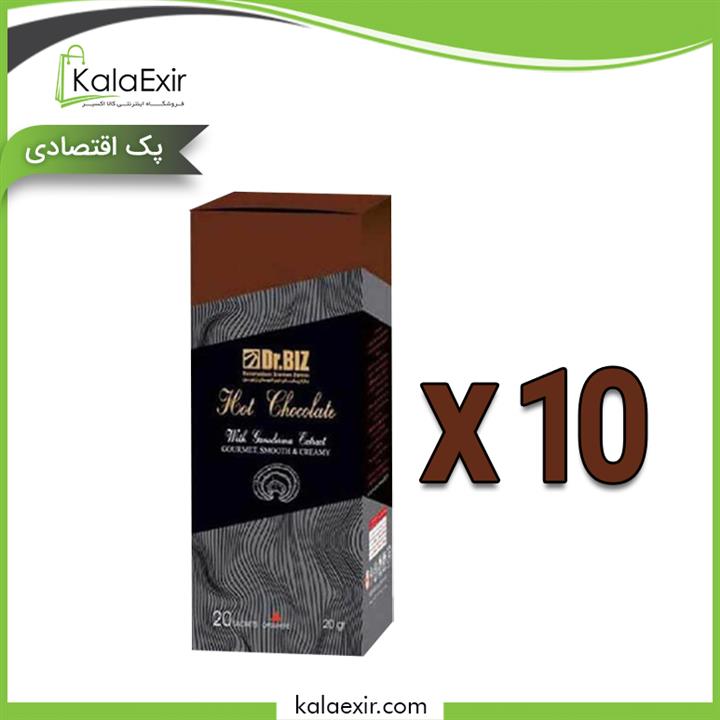 قهوه گانودرما با طعم هات چاکلت دکتر بیز  20 عددی