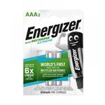 باتری نیم قلمی قابل شارژ مدل Energizer Extreme AAA 