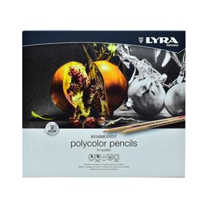 مداد رنگی 24 رنگ حرفه ای لیرا مدل پلی کالر
