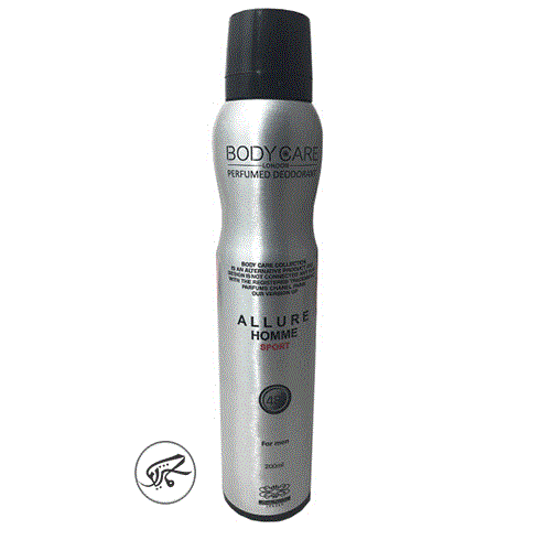 اسپری مردانه بادی کر الور هوم اسپورت Body Care ALLURE HOMME SPORT حجم 200 میل