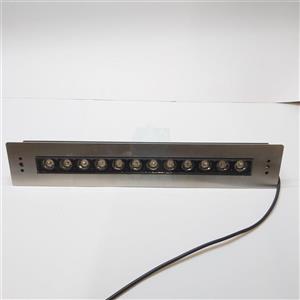 چراغ توکار استخری مستطیل استیل تک رنگ 12 وات 12 ولت مدل 12ST