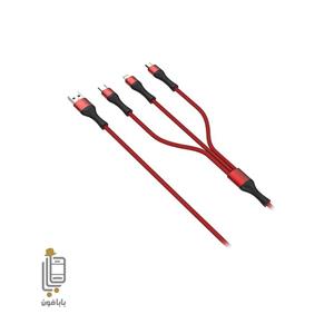 کابل شارژ سه سر الدینیو مدل LC94