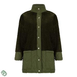 کاپشن تدی زنانه یقه ایستاده 2 رمگا