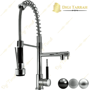 شیر ظرفشویی شلنگ دار مخصوص رستوران و کافی شاپ