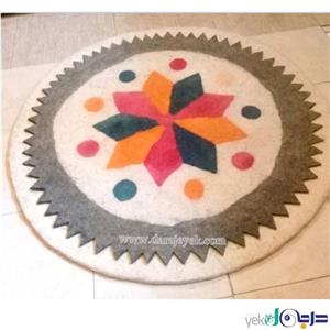 فرش نمدی گرد