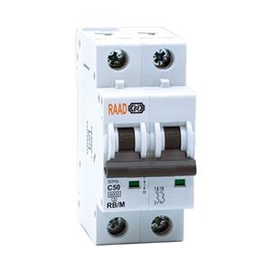 کلید مینیاتوری 2 پل 50 آمپر RB-M-2P-C50-6KA رعد