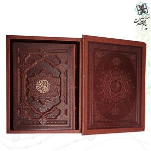 قرآن وزیری تحریر چرم نفیس جعبه دار