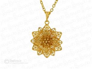 گردنبند زنانه ژوپینگ گل لوتوس 14274