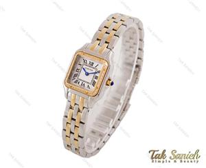 ساعت مچی کارتیه Panthere زنانه دورنگین سایز اسمال Cartier-3803-L