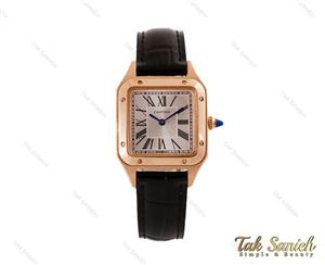 ساعت کارتیر سانتوس دومونت زنانه رزگلد Cartier-3664-L