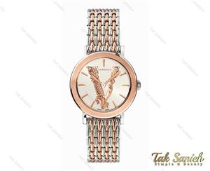 ساعت ورساچه Virtus زنانه رزگلد نقره ای Versace-3987-L