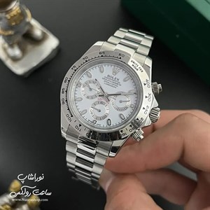 ساعت رولکس مردانه دیتونا نقره ای سفید Rolex-2610-G