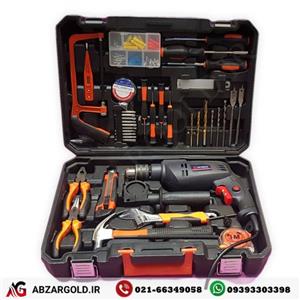 کیت جعبه ابزار + دریل 13چکشی اینتی مکس