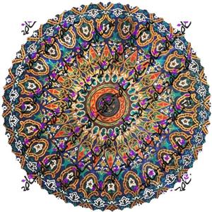 رومیزی مخمل شمس ابرنگ