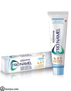خمیر دندان سفید کننده سنسوداین پرونمل اصل انگلیس sensodyne pronamel whitening