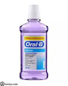 دهان شویه فلورینس اورال بی اصل آلمان ORAL-B fluorinse mouthwash 
