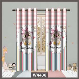 پرده دخترانه طرح جغد کد W4438