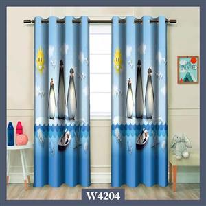 پرده کودک طرح پنگوئن کد W4204