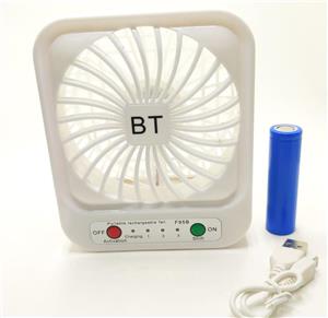 پنکه رومیزی شارژی mini Fan Portable مدل H-03