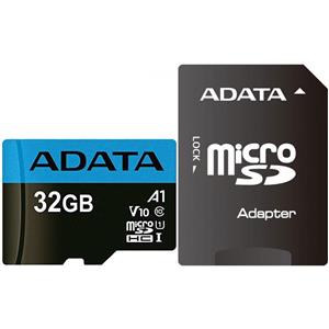 کارت حافظه microSDHC ای دیتا مدل Premier V10 A1 کلاس 10 استاندارد UHS-I سرعت 85MBps همراه با آداپتور SD ظرفیت 32 گیگابایت ADATA Premier V10 A1 UHS-I Class 10 85MBps microSDHC With Adapter 32GB