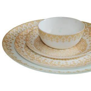 سرویس 26 پارچه گلدن اپال دیوالی پارمیدا طوسی