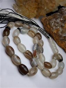 تسبیح 33 دانه عقیق سفید کد 1473