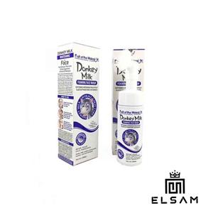 فوم شست و شوی شیر الاغ وکالی donkey milk foaming face wash