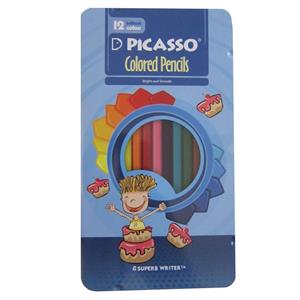 مداد رنگی 12 رنگ پیکاسو مدل superb writerTM