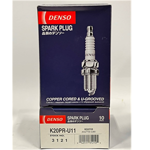 | یک دست(4عدد) شمع دنسو | ژاپن DENSO مدل K20PR-U 3145 | با الکترود U پایه کوتاه | مناسب روآ انژکتور |