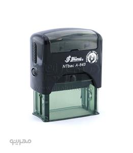 مهر ژلاتینی آنتی باکتریال مستطیل Shiny A-843