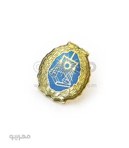 بج سینه لوگو کانون وکلای دادگستری – سایز کوچک فیروزه ای