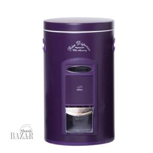 سطل برنج پیمانه دار بنفش مات درب فلزی بهازکالا کد 16001025