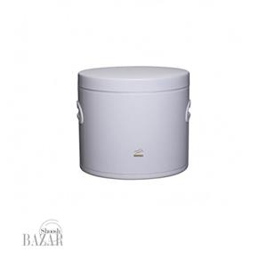 سطل قند سفید براق در فلزی بهازکالا