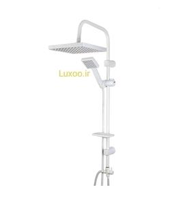 علم دوش حمام سفید سکنا پلاست