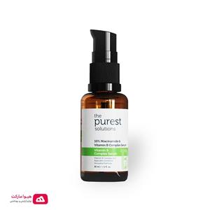 سرم کمپلکس ویتامین B و نیاسینامید 10% ضد چروک پیورست the purest solutions