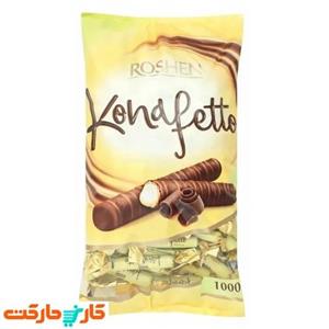 رول شکلات وانیلی روشن یک کیلویی Roshen Konafetto