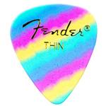 Fender Celluloid Pick Rainbow Thin 12 Pack